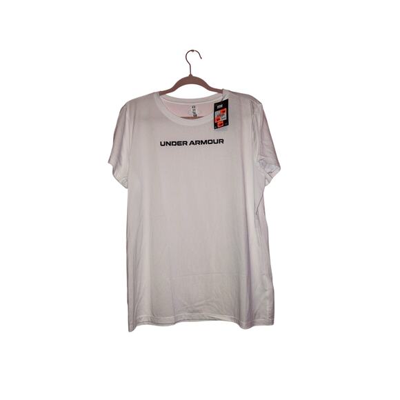 NWT Under Armour white graphic tee t-shirt size XL - Picture 1 of 6